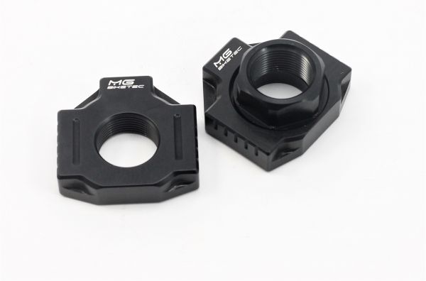 Kettenspanner Set - Achsblöcke & M25 Kontermutter