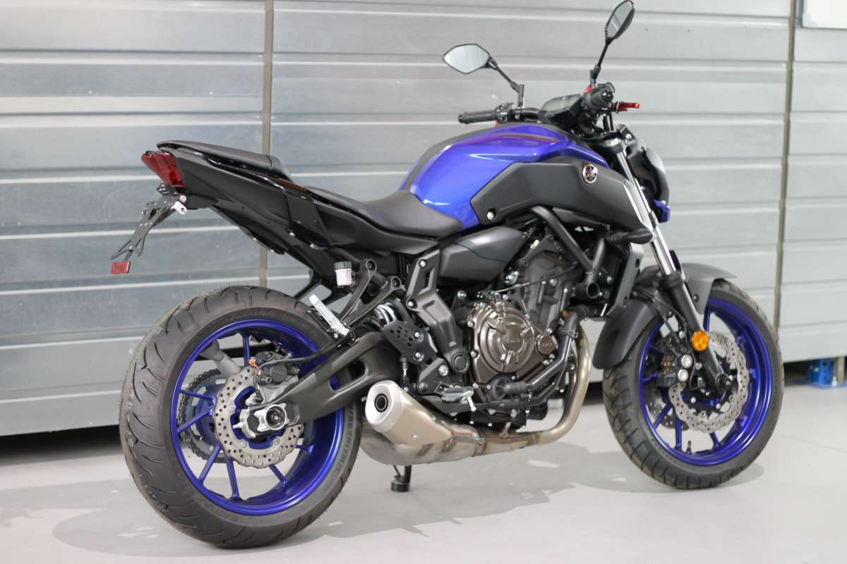 Plaques D'Obturation Repose-Pieds Yamaha MT-07 FZ-07 2014-2020 - Paire Gauche Droite En Aluminium CNC