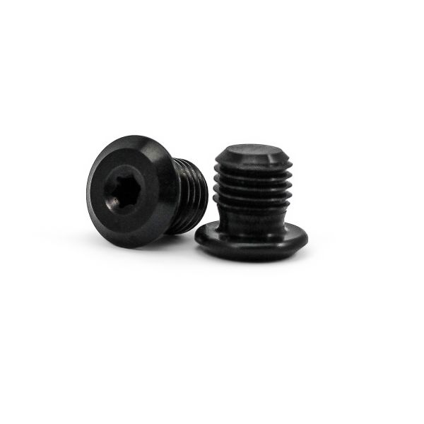 Mirror screw set M10 with 1 x right and 1 x left thread - black