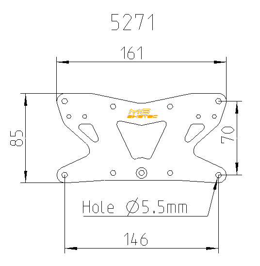 Kurzes Heck - Kennzeichenträger - Kennzeichenhalter