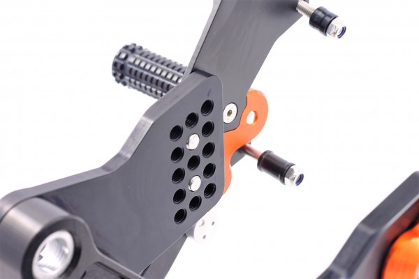 Sportfussrastenanlage / Rastenanlage / Fußrastenanlage mit ABE, gültig in D - A - CH