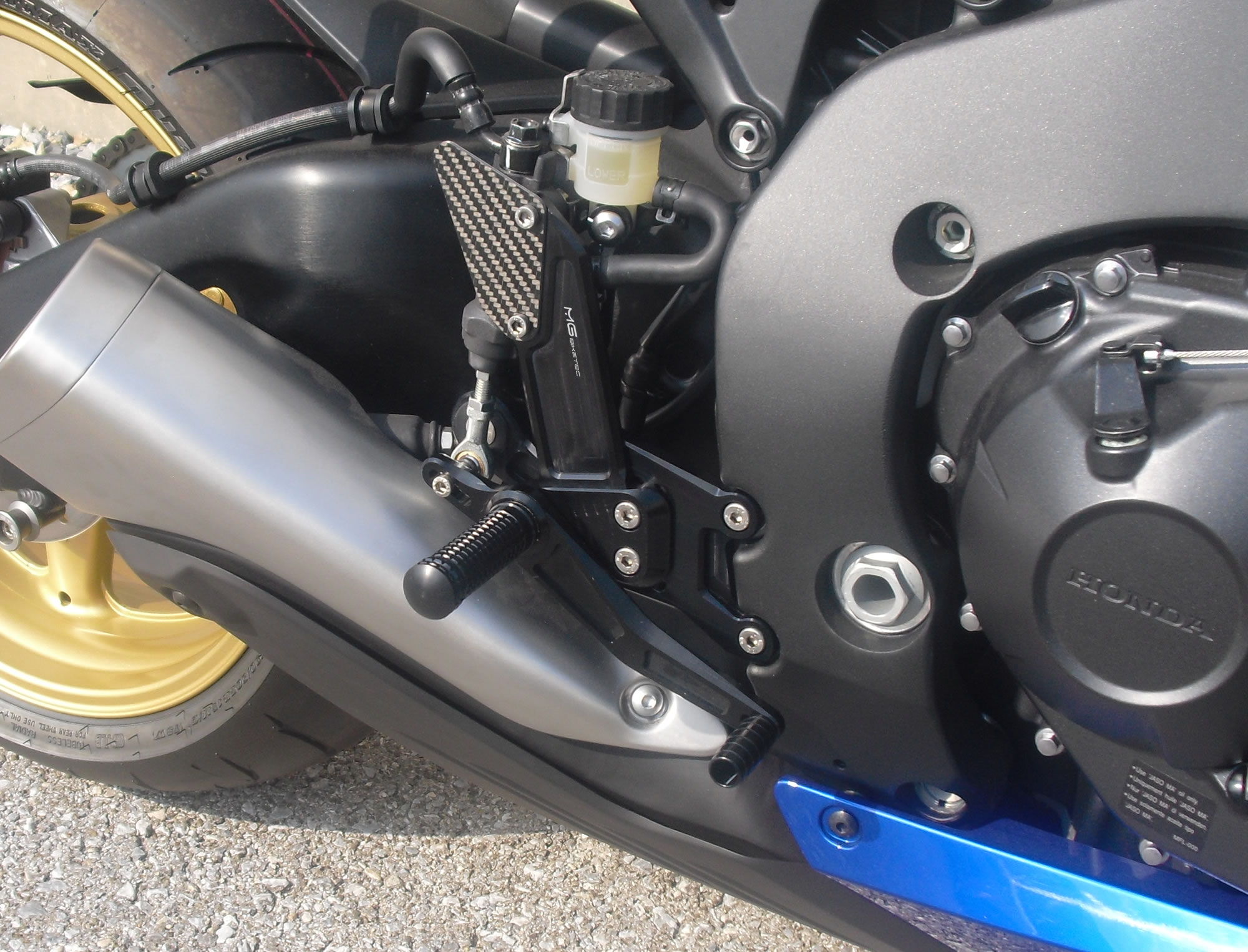 Biketek CNC Ajustable Palanca de Embrague Largo Titanio/Negro Yamaha MT-10 SP 2017 