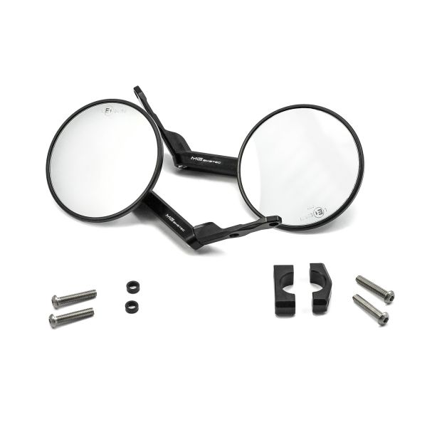 Set specchietti Supermoto LR Tipo 3 Nero