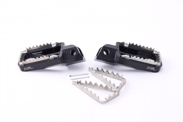 Supermoto / SM / Sumo / Enduro Rasten / Fußrasten / Rastenanlage mit ABE, gültig in D - A - CH