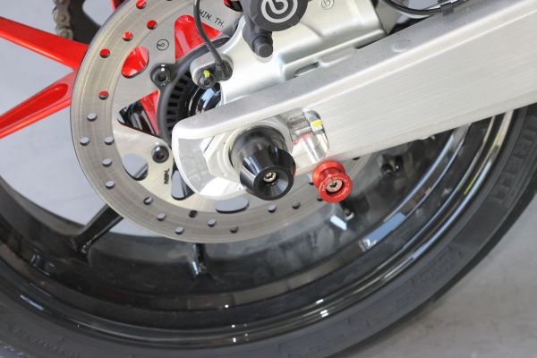 Crash / slider pads - swingarm